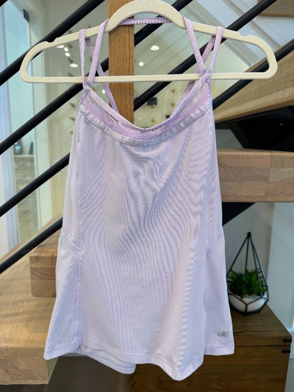 Alo Yoga Athletic Tank Top in lavender